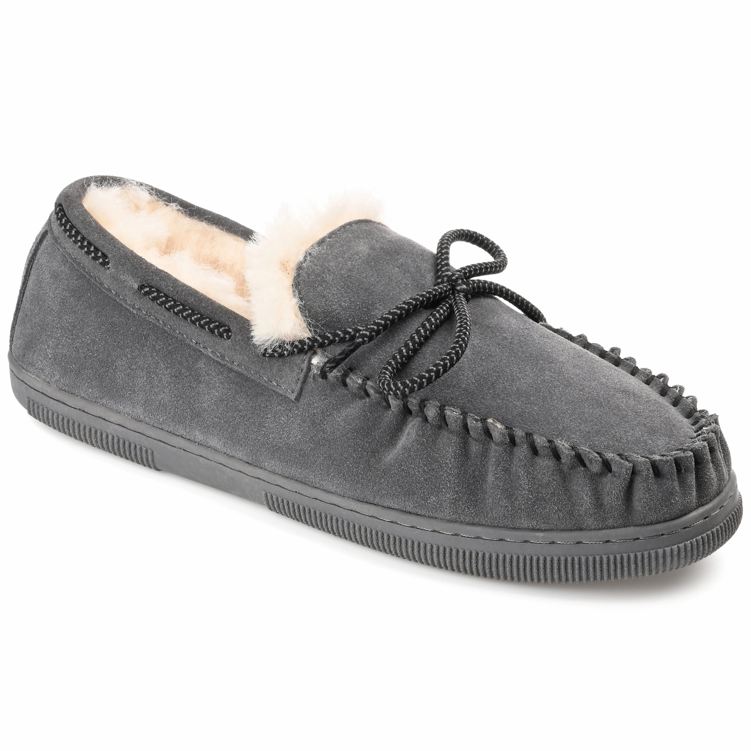 Territory Meander Genuine Sheepskin Moccasin Slipper Mens Slippers clearance sale