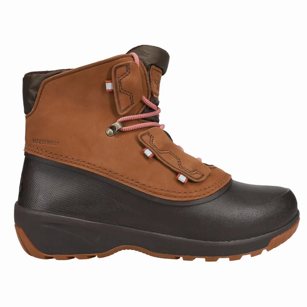 The North Face Shellista IV Shorty NF0A5G2O333 Women 6.5 Brown Snow Boot RHS2323