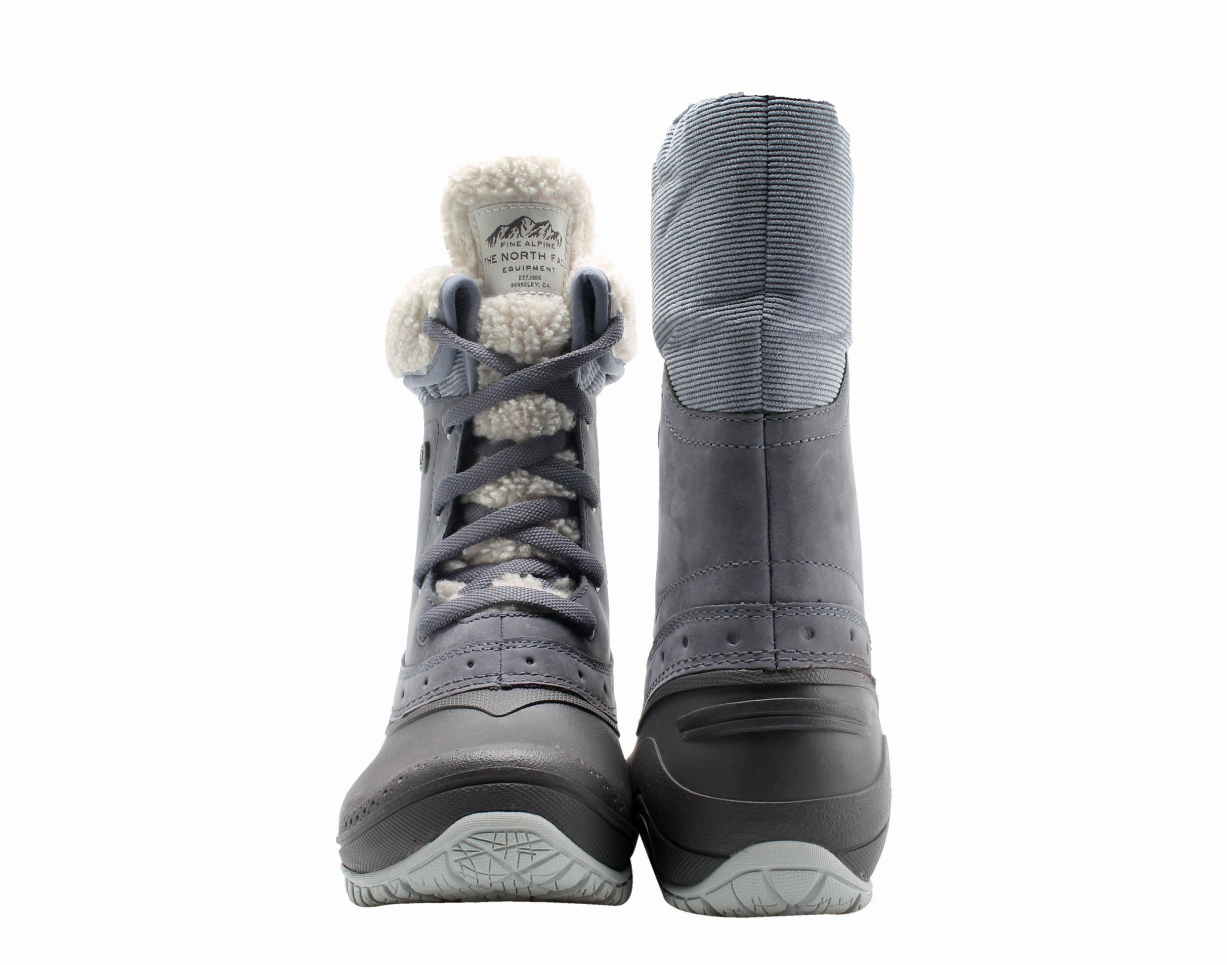 The North Face Shellista Roll Down Grisaille Grey/Black Women's Boots A3RQY-5RM