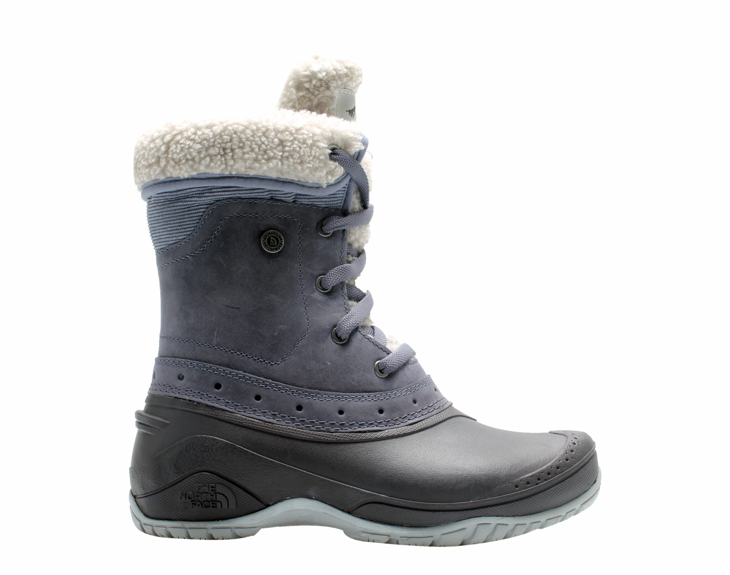 The North Face Shellista Roll Down Grisaille Grey/Black Women's Boots A3RQY-5RM
