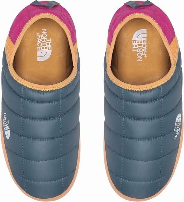 The North Face Thermoball Traction Mule V Slippers Womens 5 Blue Slip On GBNC353