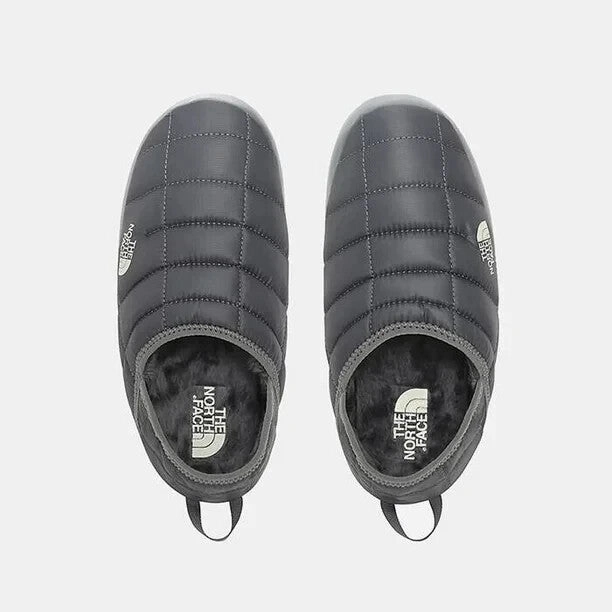 The North Face Thermoball Traction Mule V Slippers Womens 5 Gray Slip On GBNC351