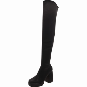 The Uplift Womens Block Heel Satin Over-The-Knee Boots Affordable Womens Boots online