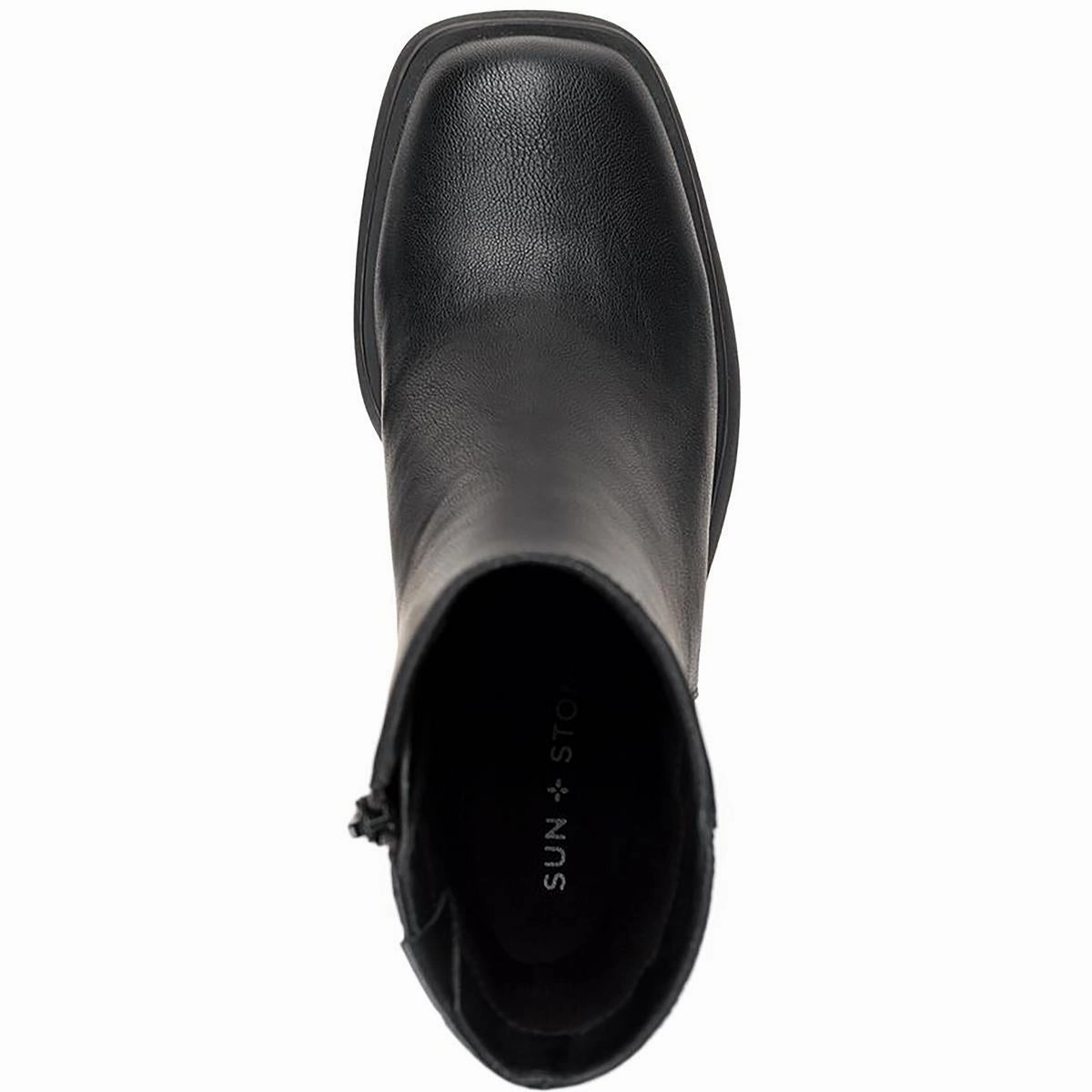 Tiannaa Womens Block Heel Ankle Boots