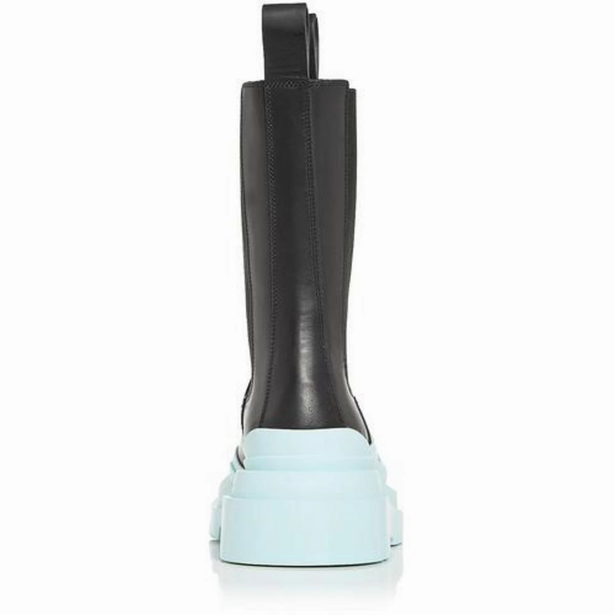Tire Boot Womens Pull On Lug Sole Mid-Calf Boots