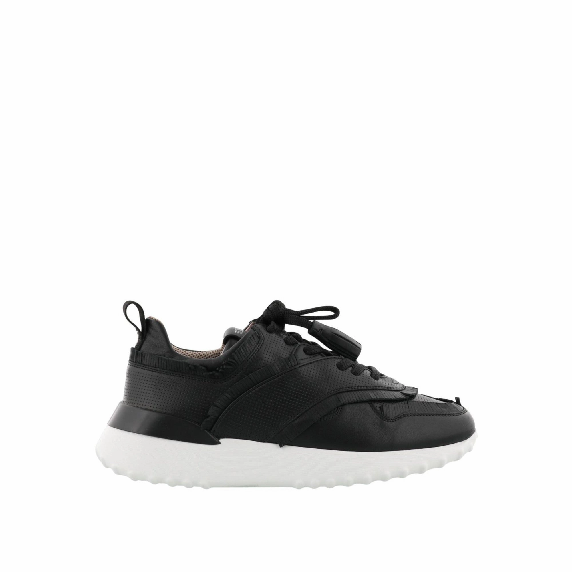 Tod's Fringed Leather Sneakers Cheap Womens Sneakers collection