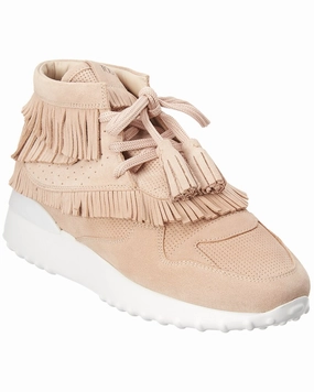 TODs Fringe Suede Sneaker Best-selling Womens Sneakers