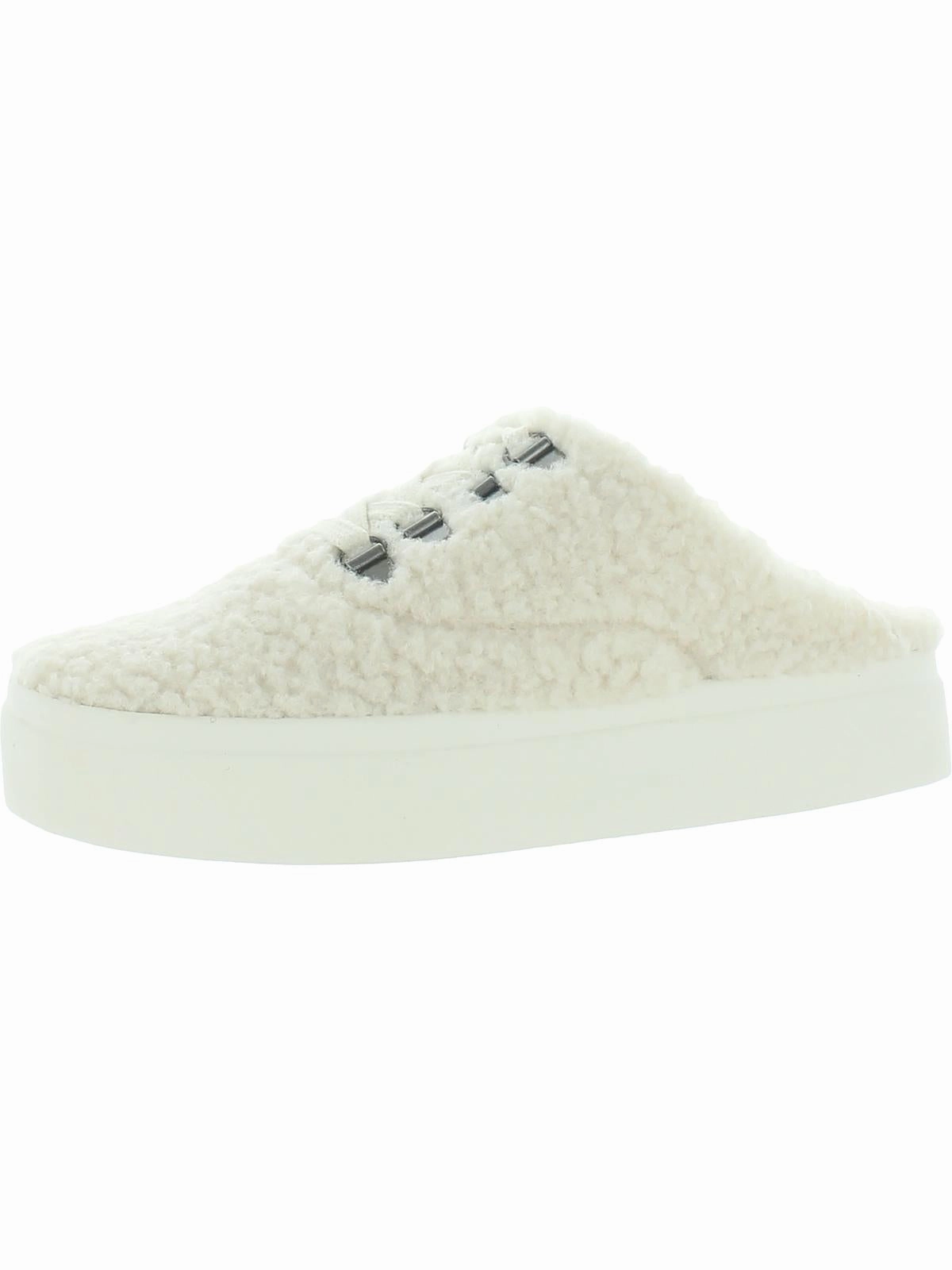 Tolini Womens Faux Fur Slip On Fashion Sneakers Trendy Sneakers for Women