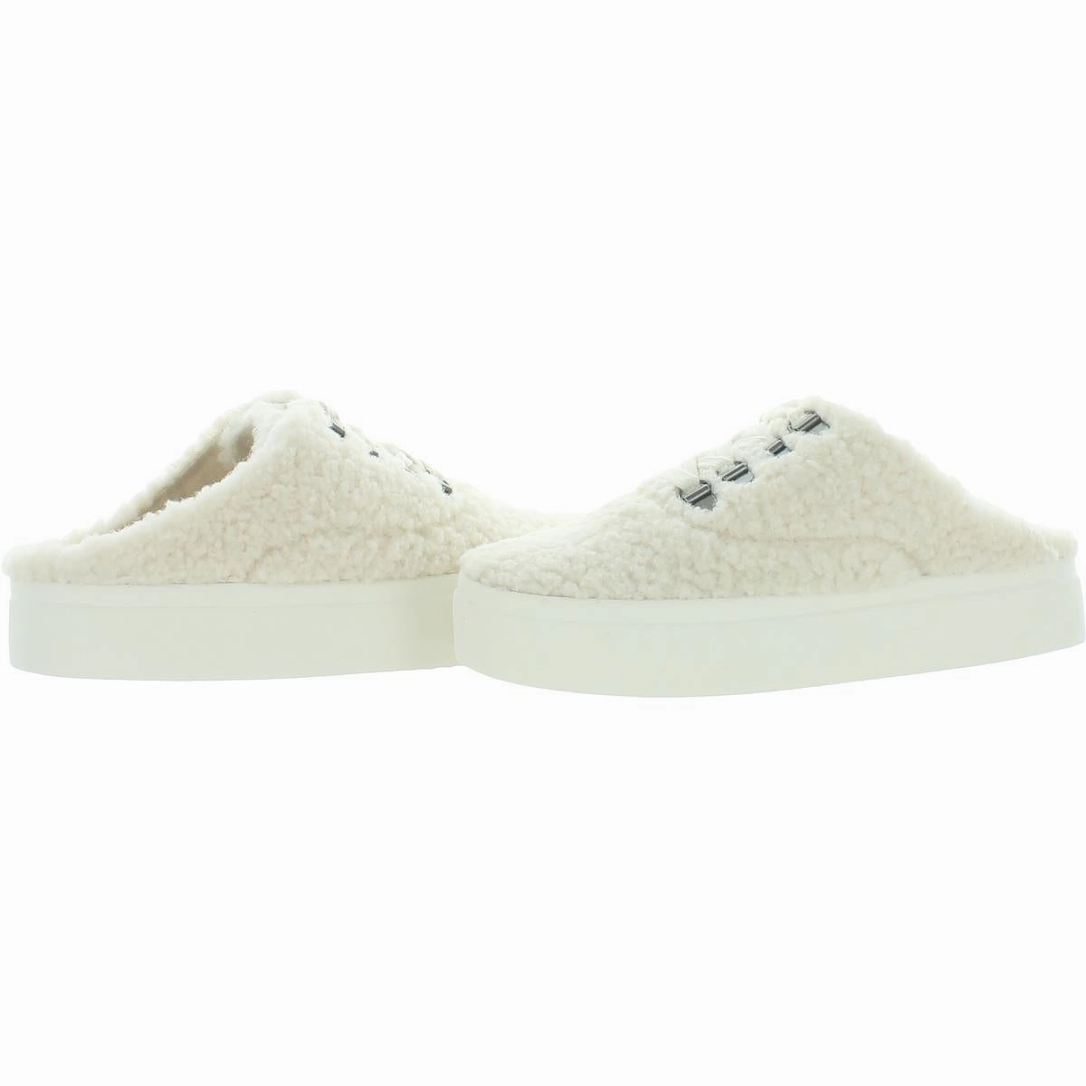 Tolini Womens Faux Fur Slip On Fashion Sneakers