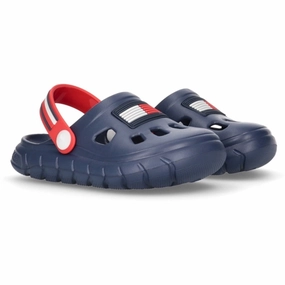 Tommy Hilfiger Comfy Sandal Blue/Red Water Sandals for Kids discount