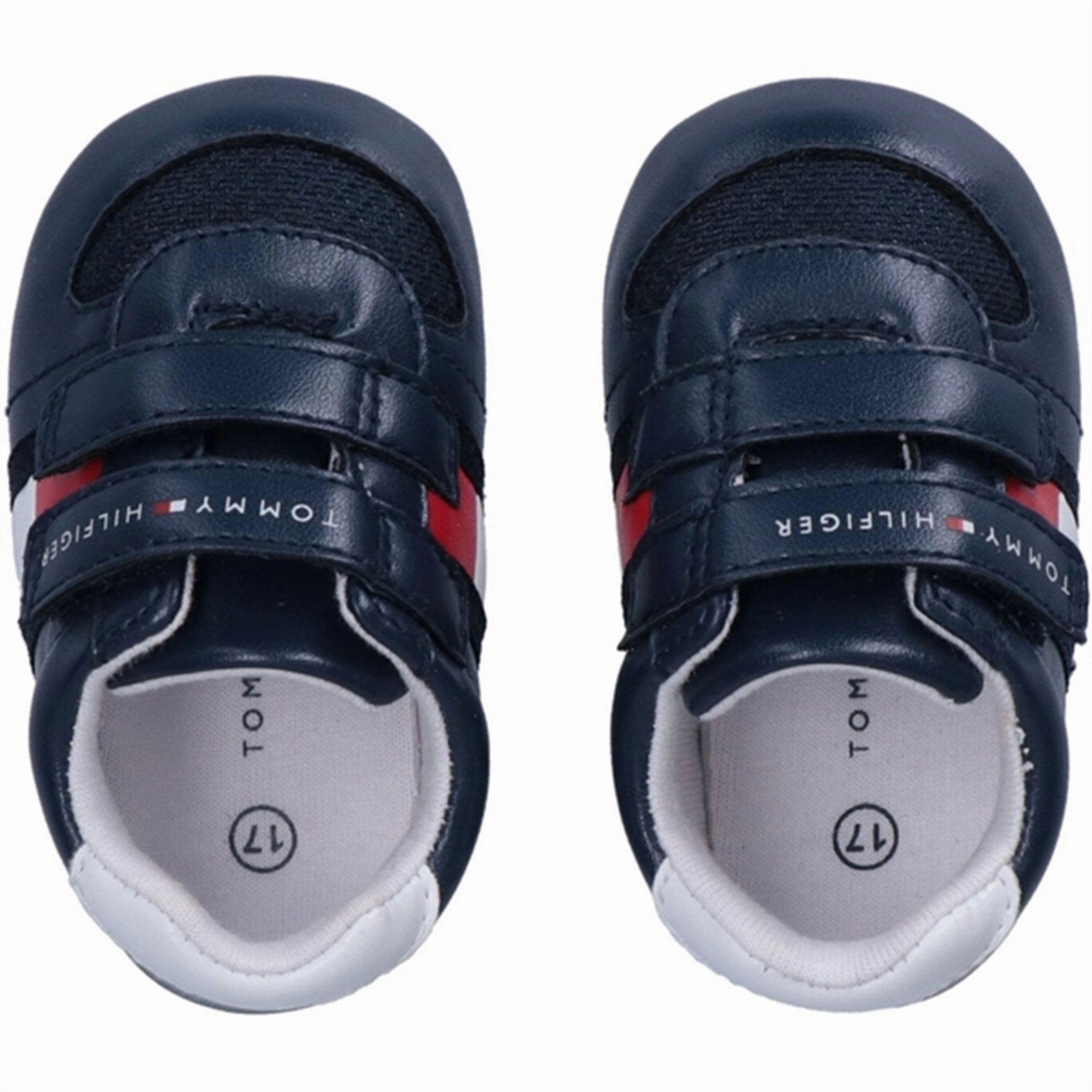 Tommy Hilfiger Flag Velcro Shoes Blue/White Beginner Shoes With Velcro Kids promo
