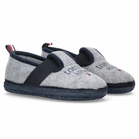 Tommy Hilfiger Indoor Slipper Grey House Slippers for Kids on sale