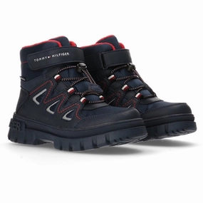 Tommy Hilfiger Lace-Up Bootie Blue Winter Boots for Kids on sale