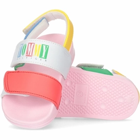 Tommy Hilfiger Logo Velcro Sandal White/Multi Water Sandals for Kids discount