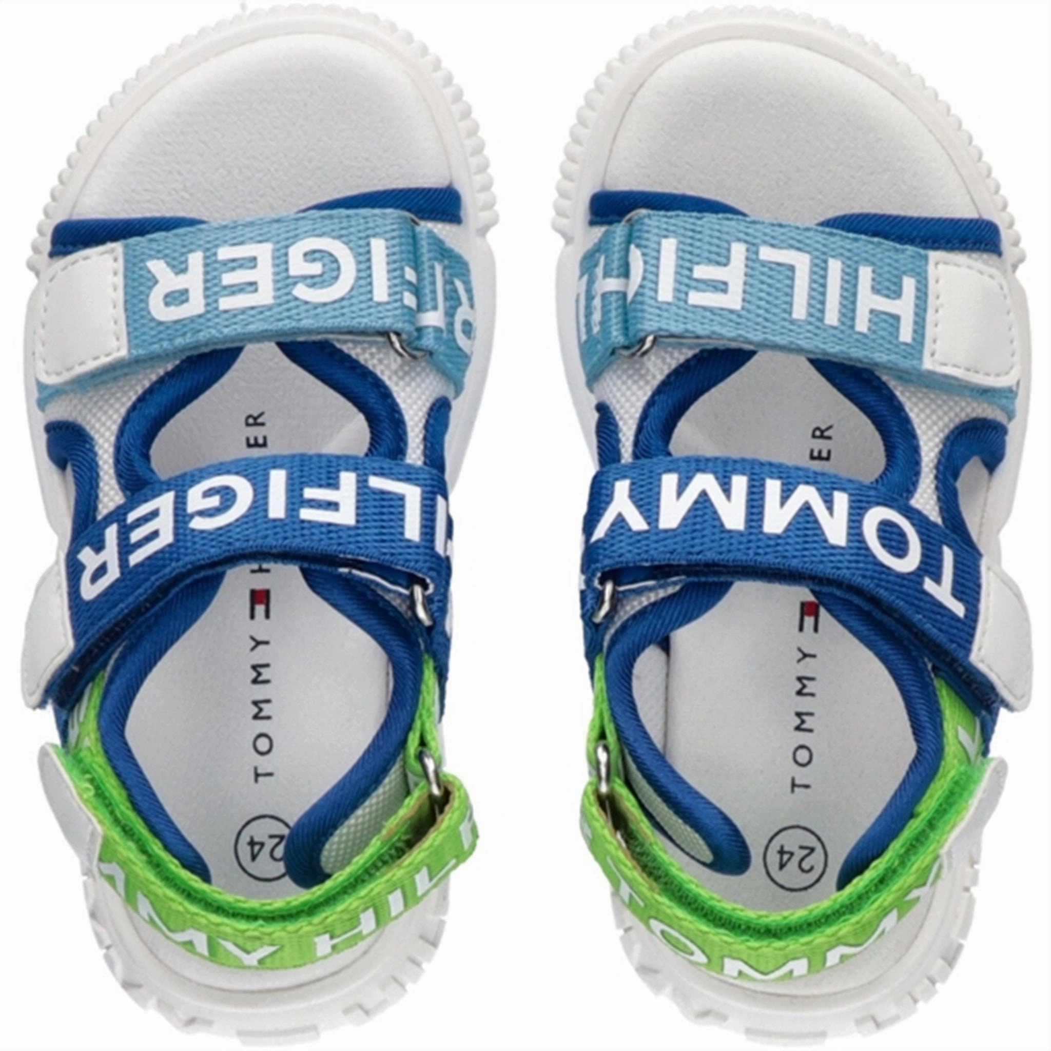 Tommy Hilfiger Logo Velcro Sandal White/Multi