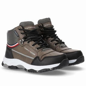 Tommy Hilfiger Tech Boot Grey Winter Boots for Kids on sale