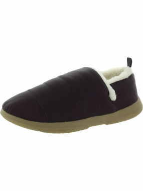 Tranquil Womens Nylon Faux Fur Lined Loafer Slippers Cozy Womens Slippers discount