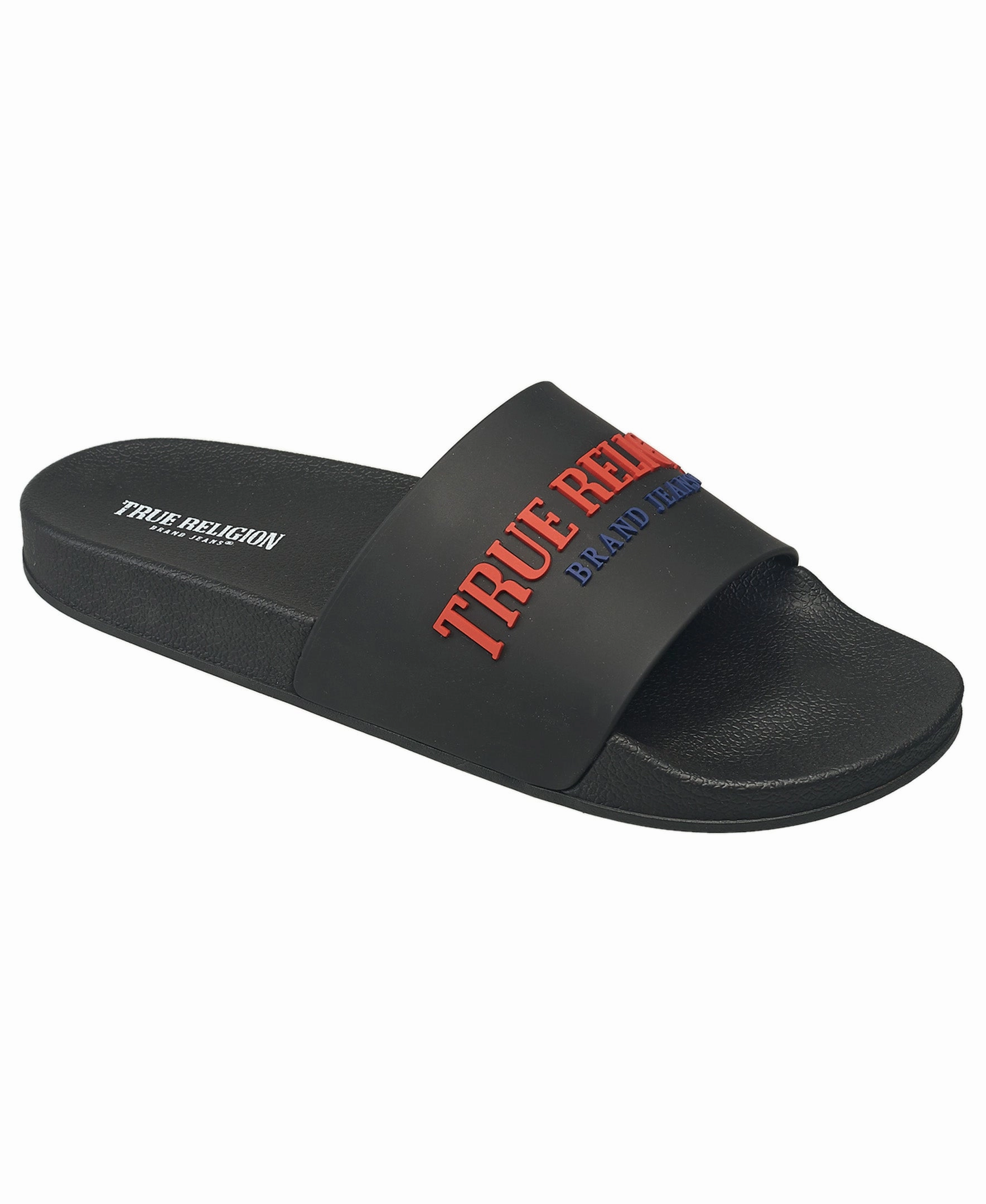 True Religion Men's Weezy Slides Mens Slippers clearance sale