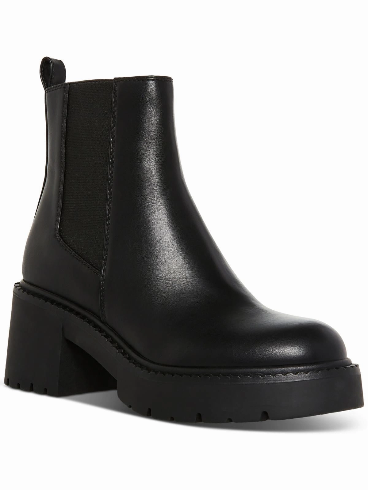 Trust Womens Patent Lugged Sole Chelsea Boots Hot sale Womens Boots