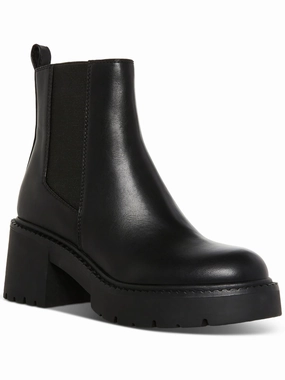 Trust Womens Patent Lugged Sole Chelsea Boots Hot sale Womens Boots