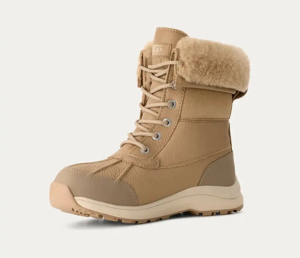 UGG Adirondack III 1095141-MDSD Women's 11 Mustard Seed Waterproof Boots ZPO2762