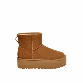UGG Classic Mini Platform Chestnut  1134991-CHE Women's Discount Stylish Womens Boots