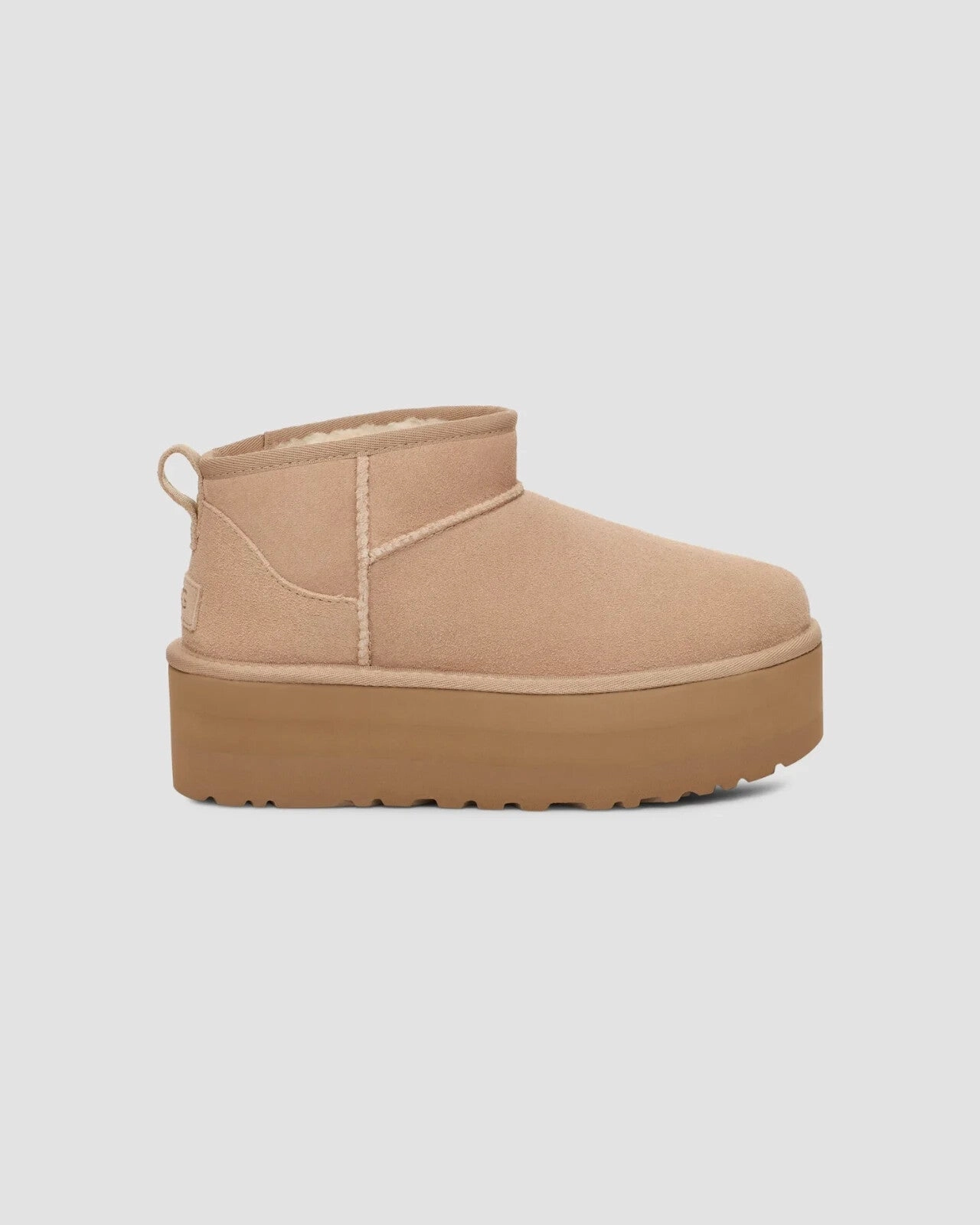 UGG Classic Ultra Mini 1135092-SAN Boot Women's 5 Brown Platform Bootie RHS3427