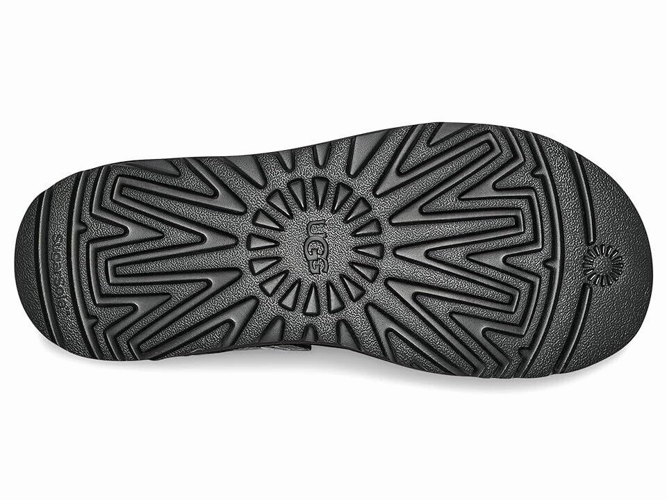 UGG Goldencoast Clogs Men's US 8 Black Suede Slingback Lifestyle Sandals ZPO2181