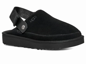 UGG Goldencoast Clogs Men's US 8 Black Suede Slingback Lifestyle Sandals ZPO2181 Mens Sandals outlet deals