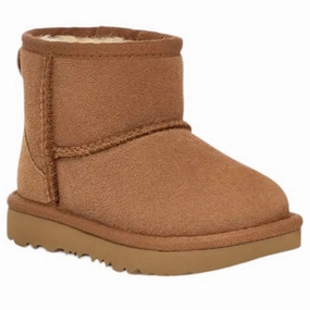 UGG T Classic Mini II Chestnut Teddy Boots for Kids online deal