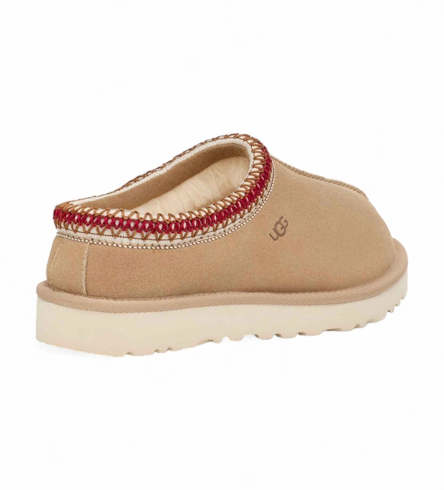 UGG Tasman 5955 Slippers Women's US 5 Sand Suede Sheepskin Lined Slip On GBNC450