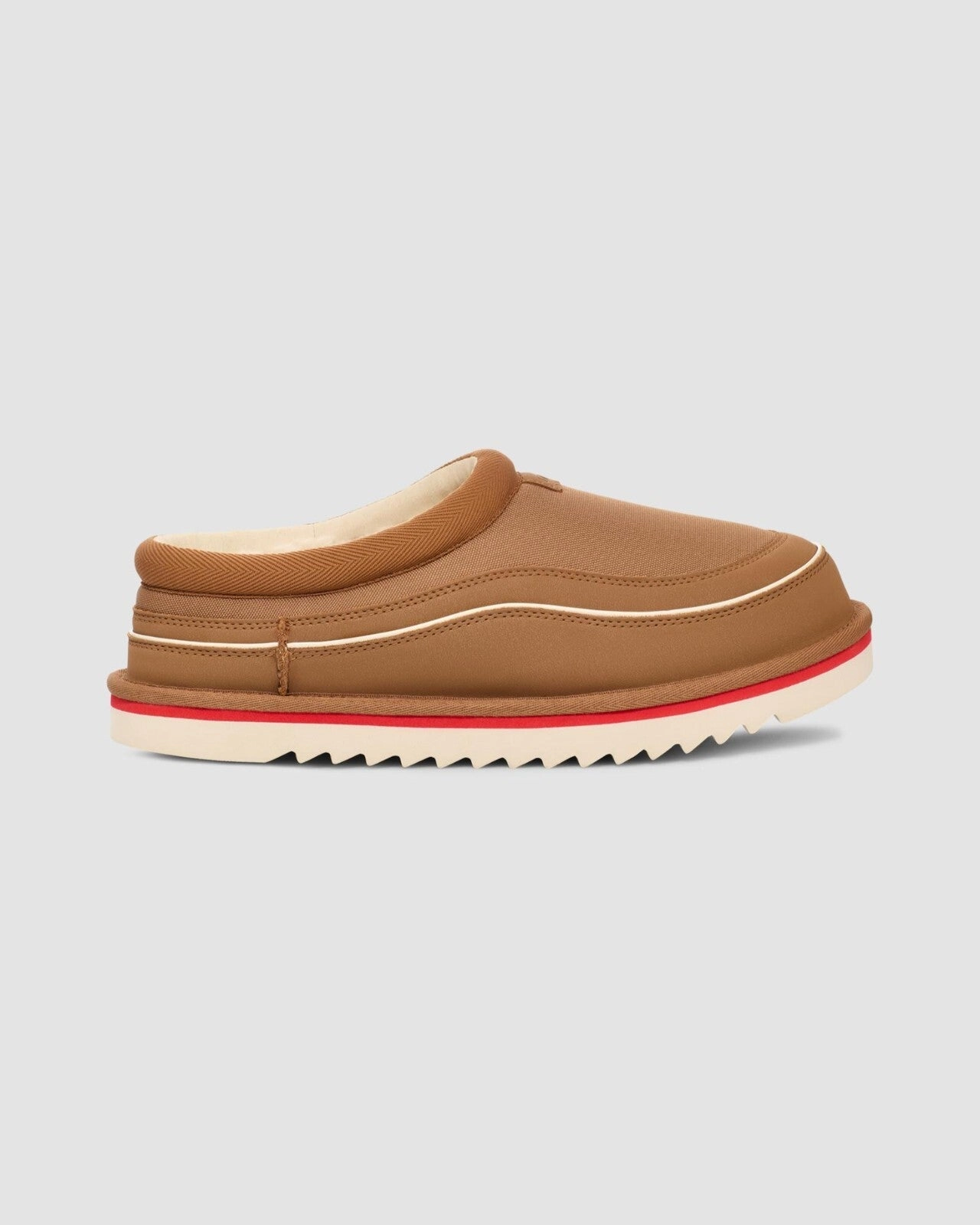 UGG Tasman Cali Wave 1158278-CBRC Mens US 5 Chestnut Birch Wool Slippers RHS3699