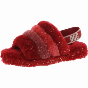 UGG Womens Stretch Leather Slingback Slippers Cozy Womens Slippers discount