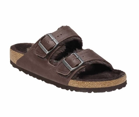Unisex Arizona Shearling Sandal In Habana Discount Mens Beach Sandals