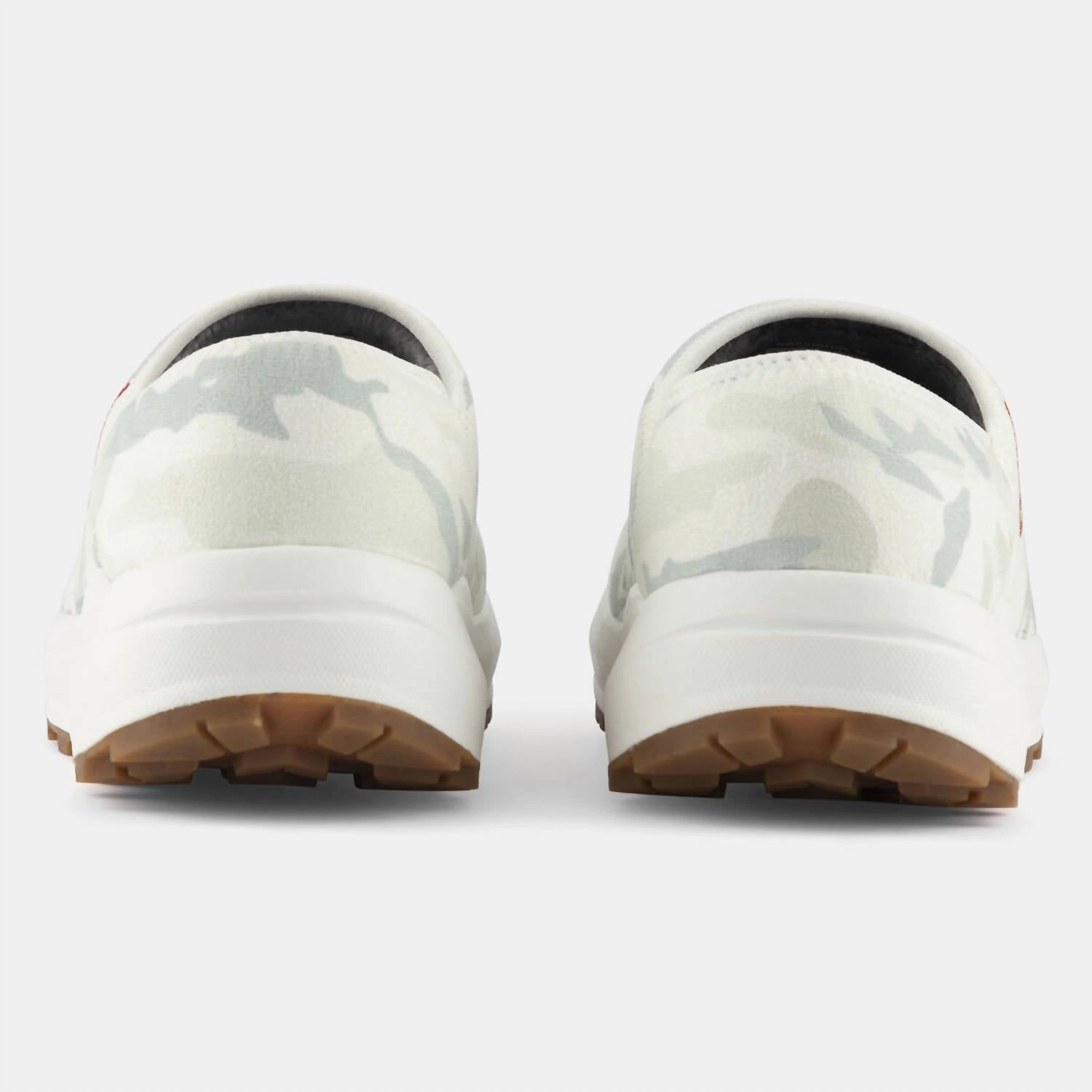Unisex Chalet Winter Slippers In White Camo