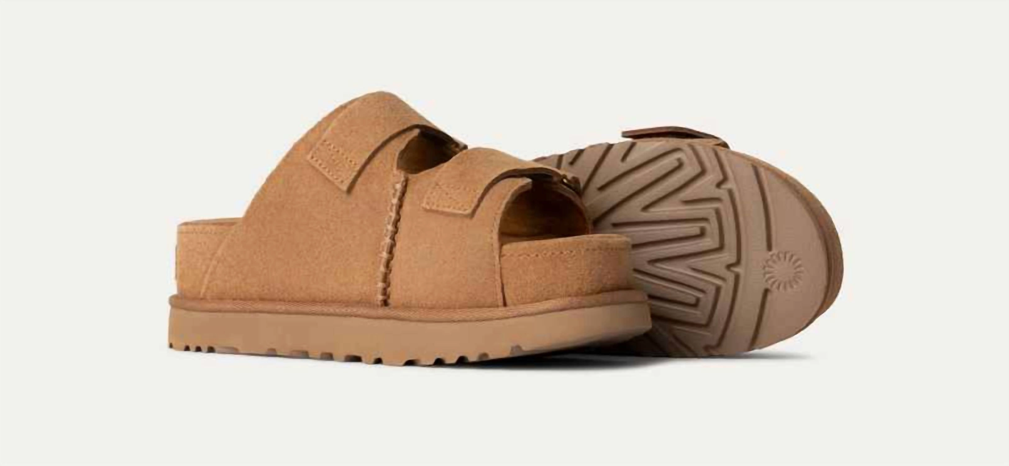 Unisex Goldenstar Hi Slide In Chestnut