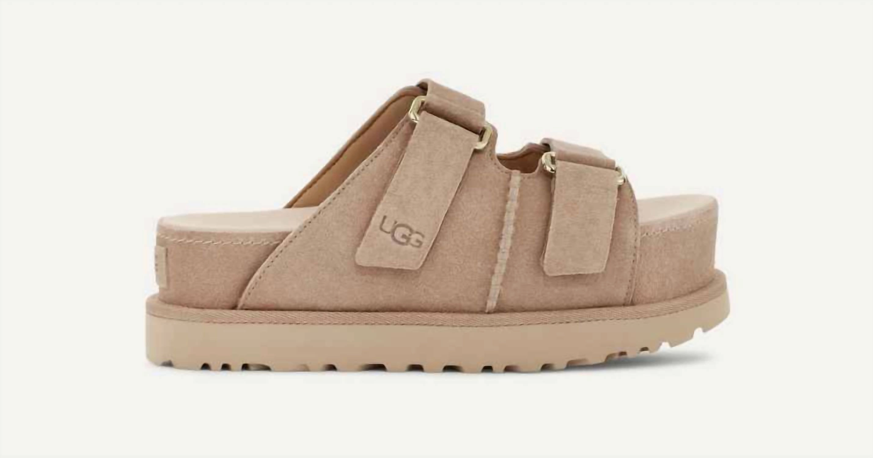 Unisex Goldenstar Hi Slide In Sand