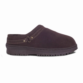 Unisex Sheepskin Clog In Chocolate Cozy Womens Slippers discount