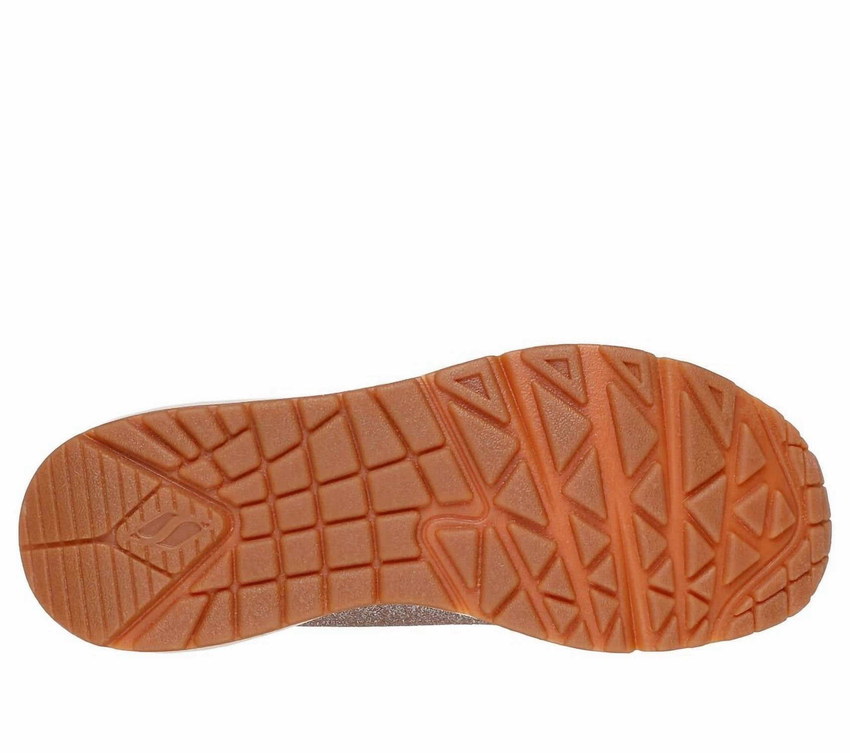 Uno Sneaker In Rose Gold Glitter Bomb