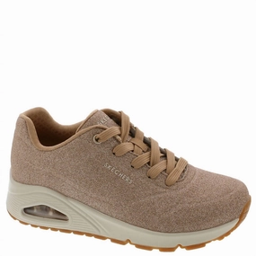 Uno Sneaker In Rose Gold Glitter Bomb Womens Sneakers at discount price