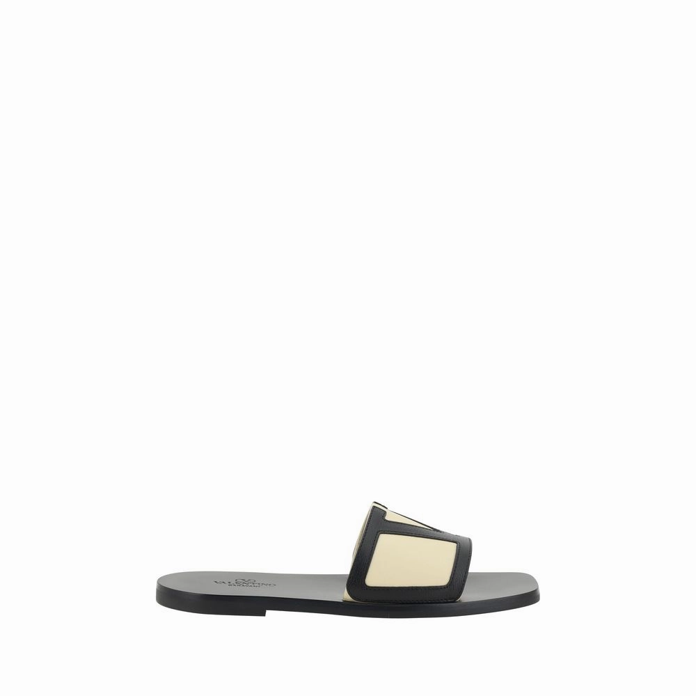 Valentino Garavani V Logo Men's Sandals Discount Mens Beach Sandals