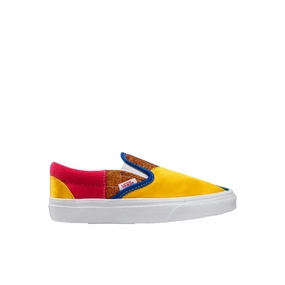 Vans Classic Slip-On Patchwork/Tr White  VN0A33TB44B Men's Discount Mens Beach Sandals