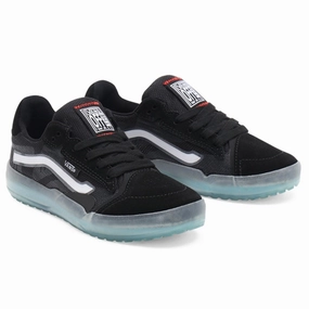 VANS Evdnt Ultimatewaffle Black/White Shoes Kids Velcro Sneakers discount