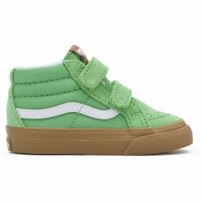 VANS Gum Green TD SK8-Mid Reissue V Sneakers Kids Velcro Sneakers discount