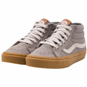 VANS GUM GREY SK8-Mid Reissue Kids Sneakers with Laces sale