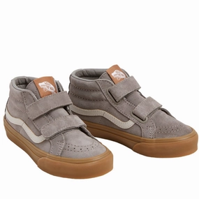 VANS GUM GREY SK8-Mid Reissue V Kids Sneakers with Laces sale