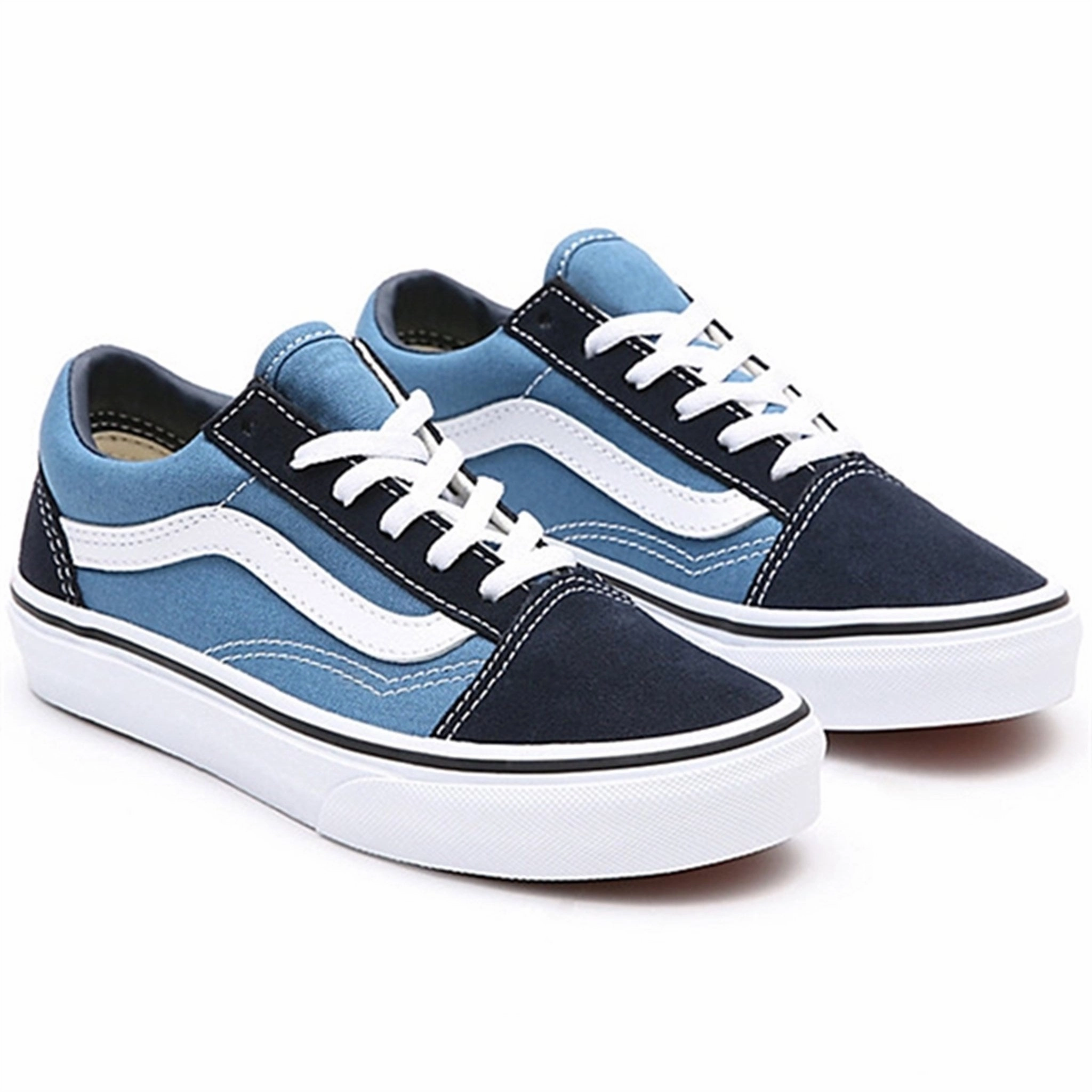 VANS TD Old Skool Sneakers Navy/True White Kids Sneakers with Laces sale