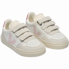Veja Extra White Petale Small V-90 Sneakers Kids Velcro Sneakers discount
