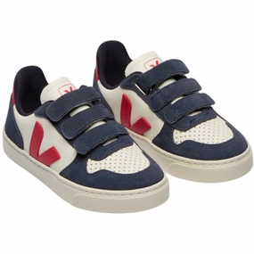 Veja Pure Pekin Nautico Small V-10 Sneakers Kids Velcro Sneakers discount