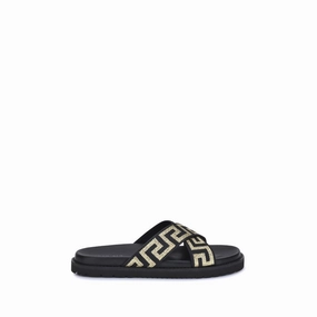 Versace Greca Men's Sandals Discount Mens Beach Sandals